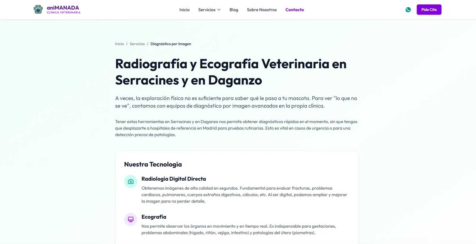 Animanada - Diagnóstico